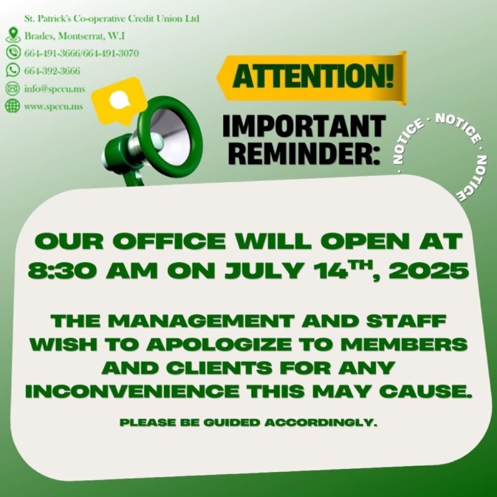 Notice to Members: Late Opening